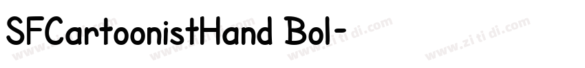 SFCartoonistHand Bol字体转换